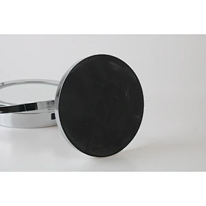Wholesale Private Label High Quality Middle Size Bathroom Round Stainless Steel Frame Mirror Table Led Light Makeup Mirror