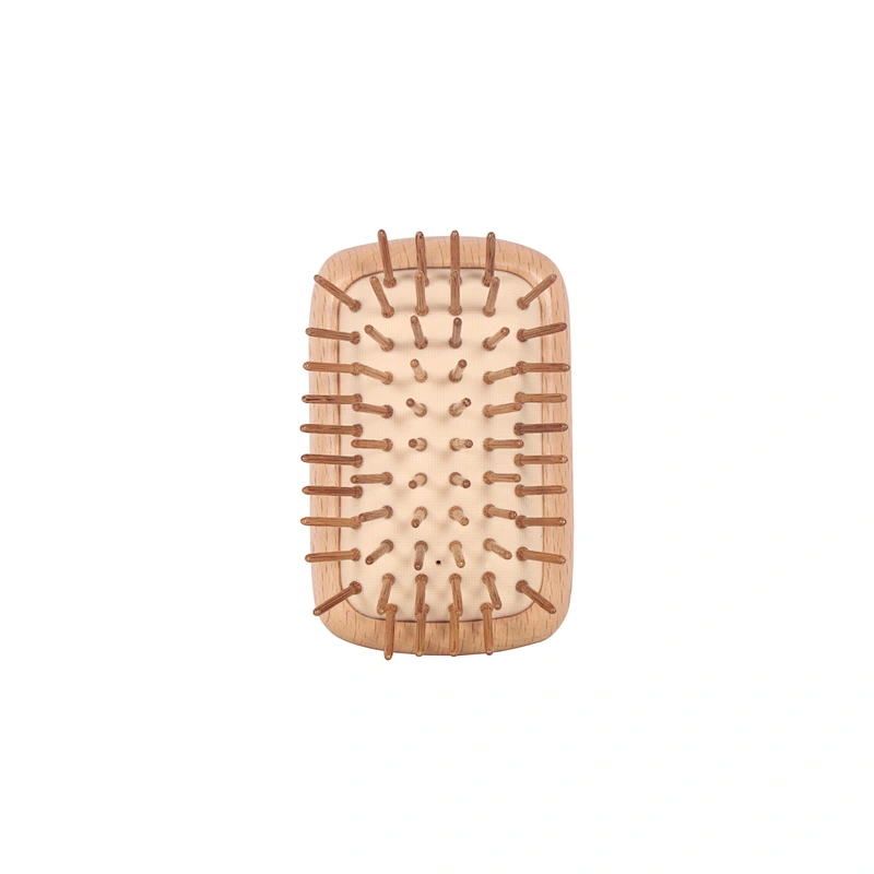 Wholesale Private Label Small Size Wooden Hair Detangling Brush Head Scalp Massager Comb For Barber Hair Cutting