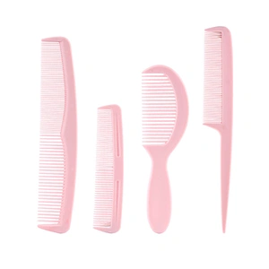 High Quality Straight Hair Combs Pro Salon Hairdressing Anti-static Carbon Fiber Custom logo Comb For Barber Hair Cutting Set