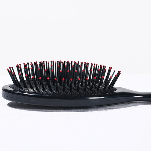 Private Label New Design Wholesale Ball-Tipped Black Cushion Detangling Wholesale Hair Brush Comb For Barber Hair Cutting