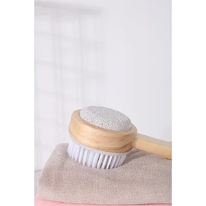 Wholesale Private Label Custom Logo Long Handle Wood Bath Brush Exfoliating Massage Bath Brushes Set