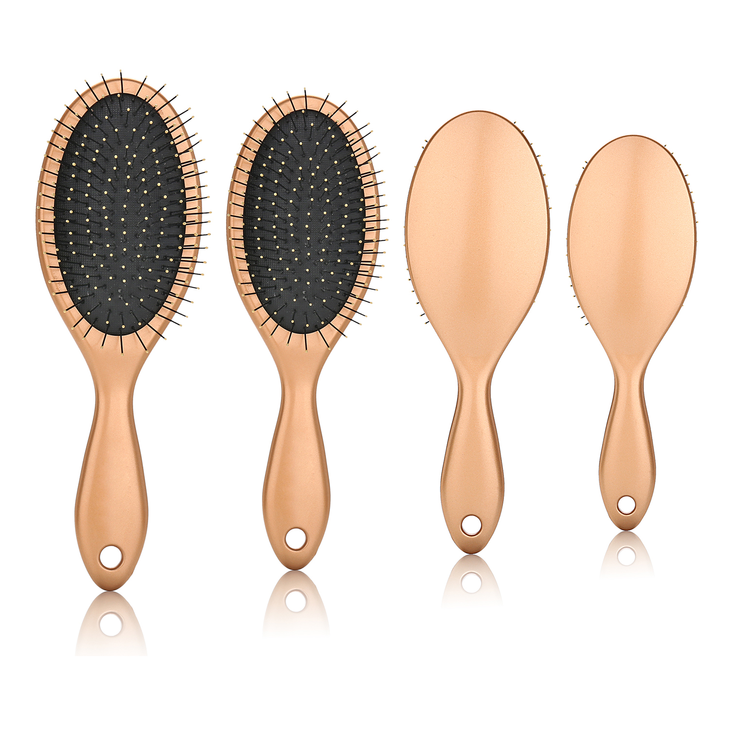 Wholesale Ball-Tipped Pins Elegant Shape Improve Hair Texture Brush massage Wooden Bamboo Comb For Curly Hair