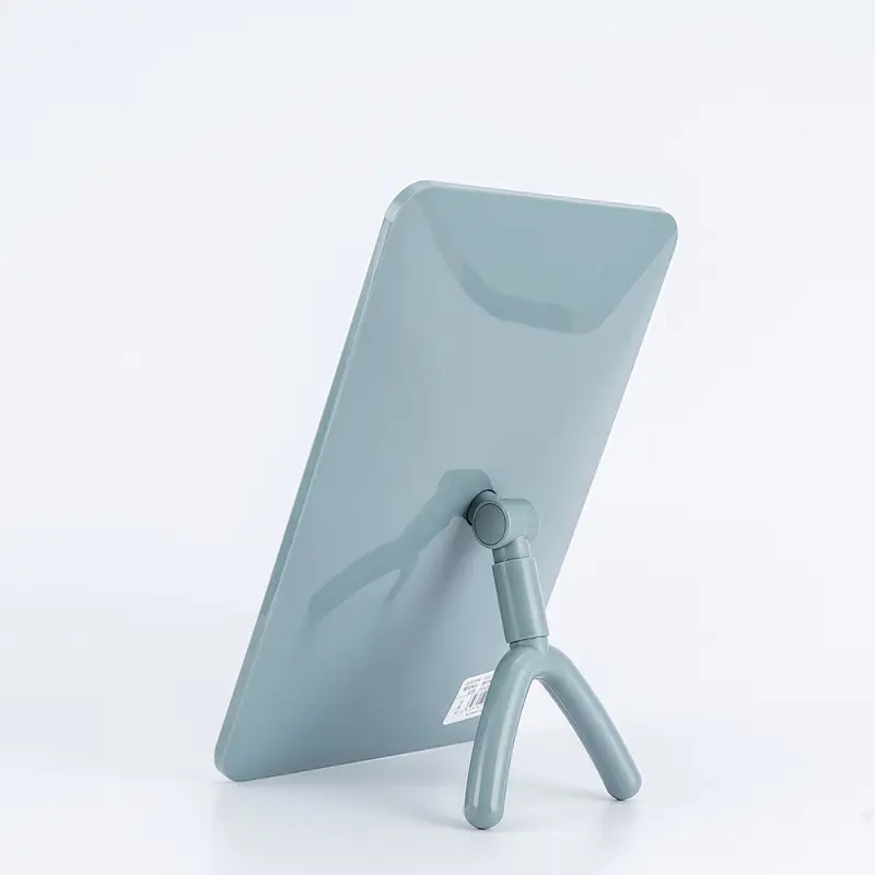 Small Plastic Vanity Standing Makeup Mirror OEM Concise Table Mirror Square Self Single Side Make-Up Table Make Up Mirror