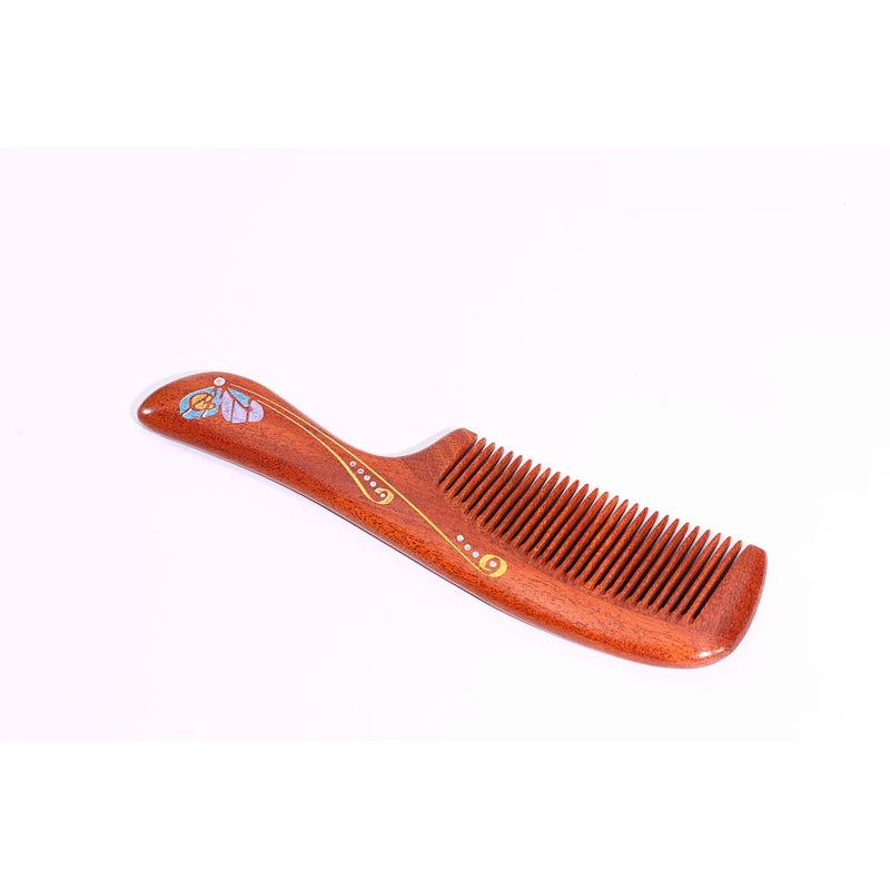Engraving Logo Custom Hot Selling Wholesale Customized Logo Eco-friendly Wood Bamboo Densely Combed For Barber Hair Cutting