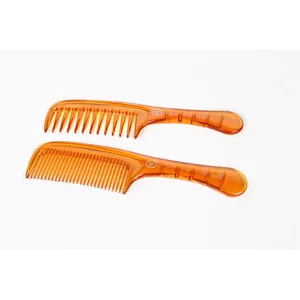 Anti Static Large Shower Hair Combs Plastic Detangling Durable Hair Private Label Wholesale Wide Tooth comb Plastic Hair Combs