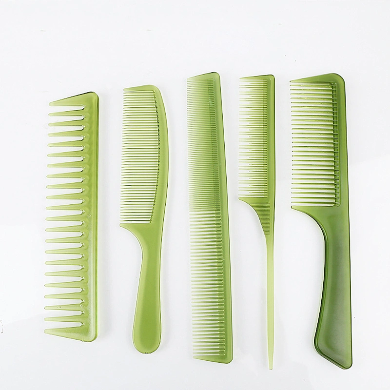 New Product Fashion Plastic Glitter Hair Combs Private Label Parting Comb Brush Paddle Hair Comb Care Hand Grip Brush