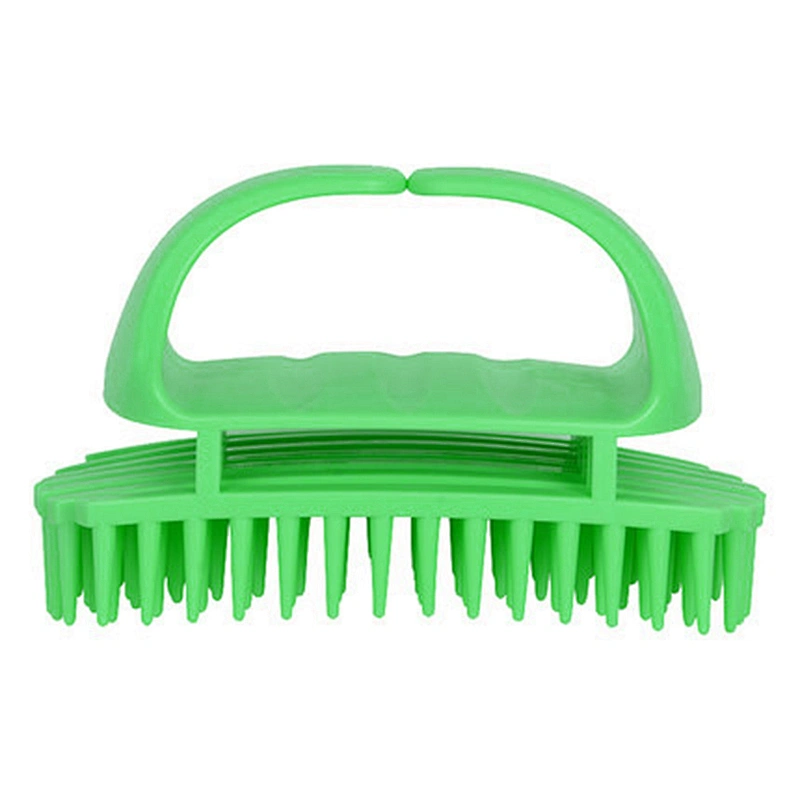 Silicone Shampoo Brush and Scalp Exfoliator Massage Hair Washing Comb Customized Logo For Barber Hair Cutting