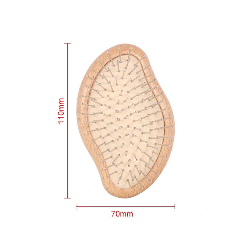 High Quality Hair Brushes Supplier Mini Size Anti Static Brush Wood Hair Brush For Travel Barber Hair Cutting