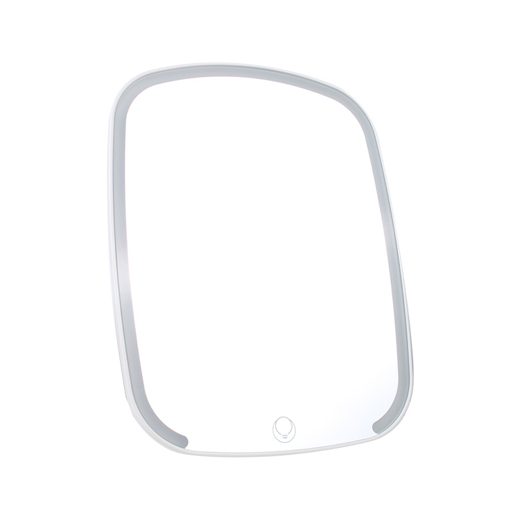 2022 Portable Desktop Ladies Custom Smart Beauty Touch Screen Mirror Lighted Foldable Led Makeup Mirror With Led Light