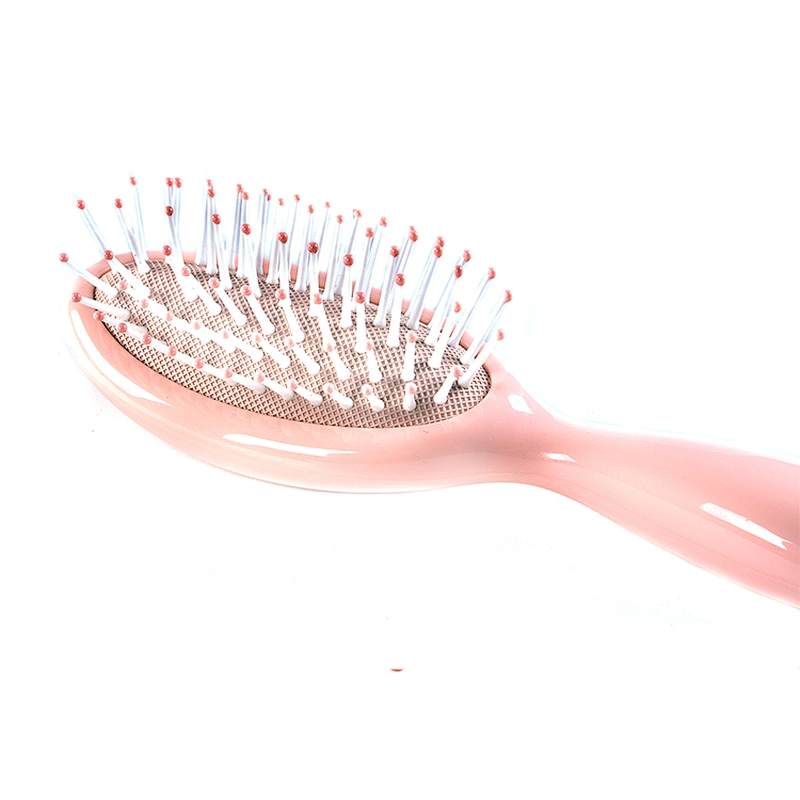 Latest Design Wholesale Fancy Color Mini Size Portable Plastic Handle Airbag Combdetangle Paddle Hair Brush for Girls Travel