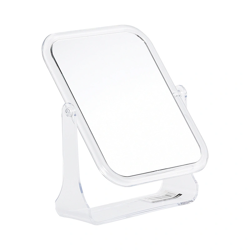 Wholesale Private Label Ps Lens Portable Double Side Square Table Custom Logo Makeup Mirror