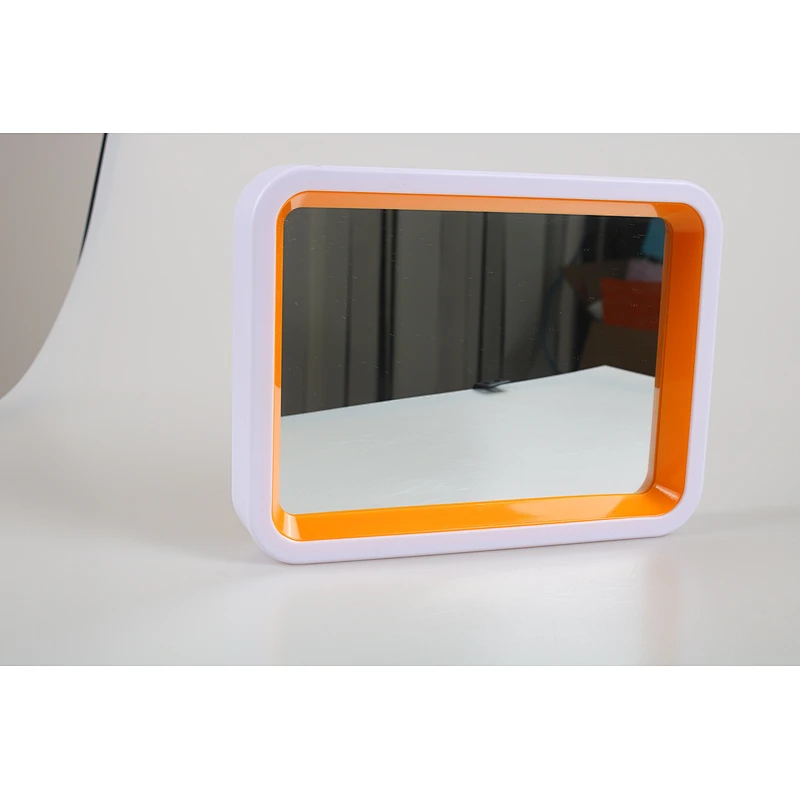 Wholesale Plastic Multifunction Travel Double Sided Make Up Table Small Double-Sided Mini Vanity Portable Makeup Mirror
