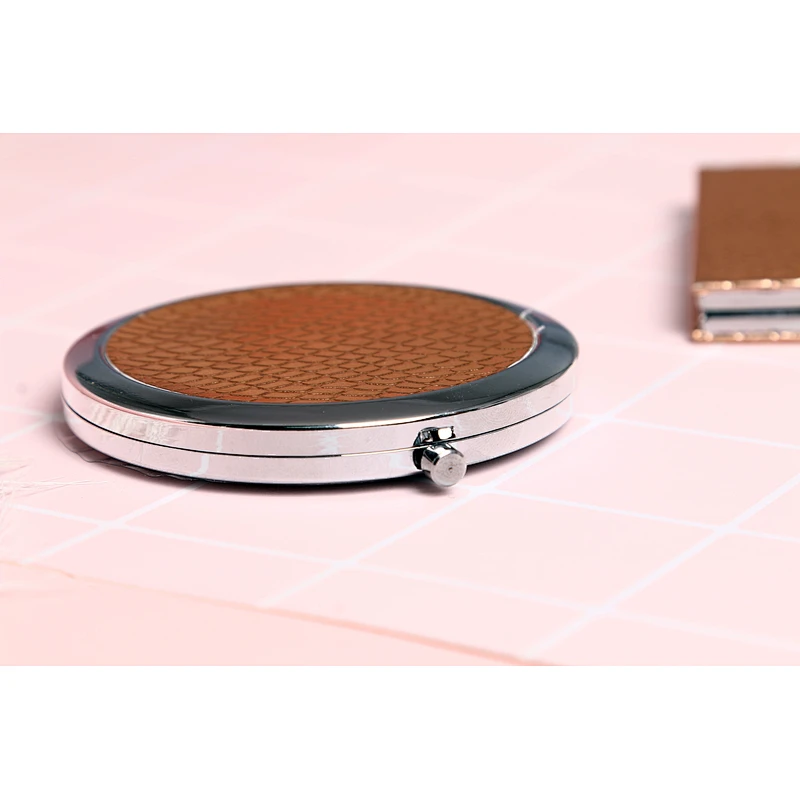 Hot Sale Custom Square Mini Round Shape Cheap Small Personalized Makeup Double Sided Pocket Mirror