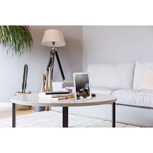 Small Plastic Vanity Standing Makeup Mirror OEM Concise Table Mirror Square Self Single Side Make-Up Table Make Up Mirror