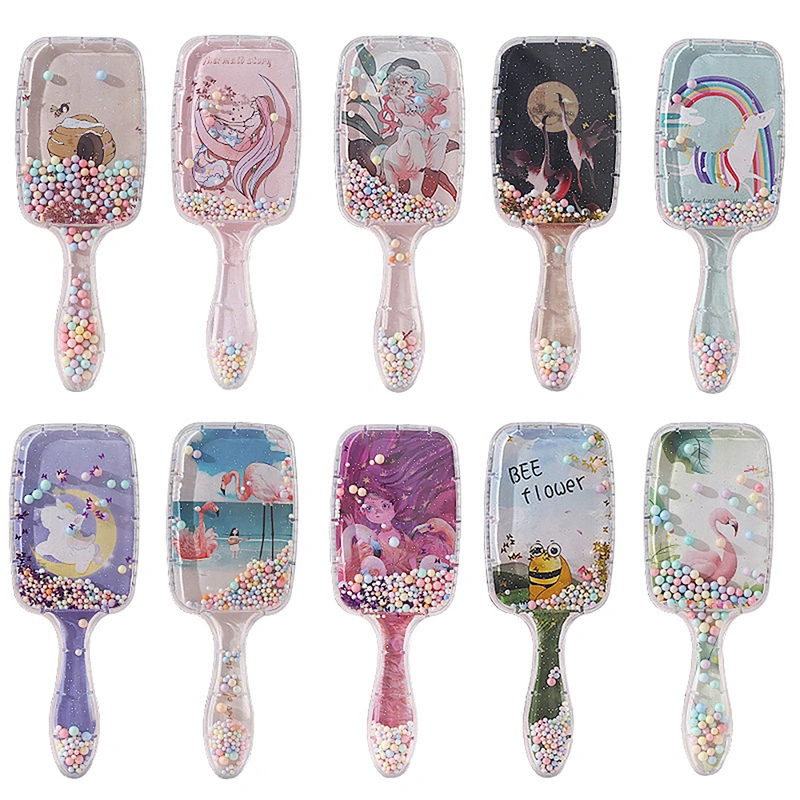 Hot Sale Travel Durable Stretch Airbag Household Hairdressing Massage Comb Set Reycled Plastic Detangling Hair Comb