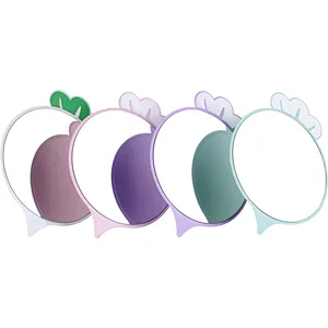 Wholesale Customizable Customized Desk Mirror Vanity Big Round Table Makeup Mirror Radish Round Makeup Mirror