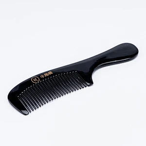 Private Brand Handmade Environmental Protection Wholesale Hot Selling Heat Resistant Salon Premium Quality Horn Comb