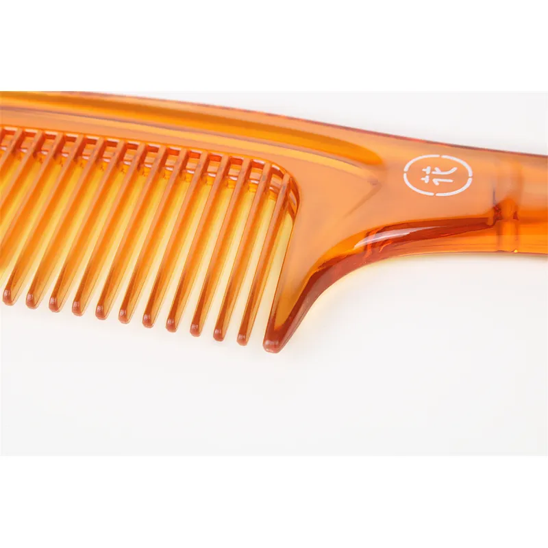 Wholesale Private Label Plastic Long Handle Fashionable Durable Professional Hair Brush Anti-Static Curly Straight Hair Comb