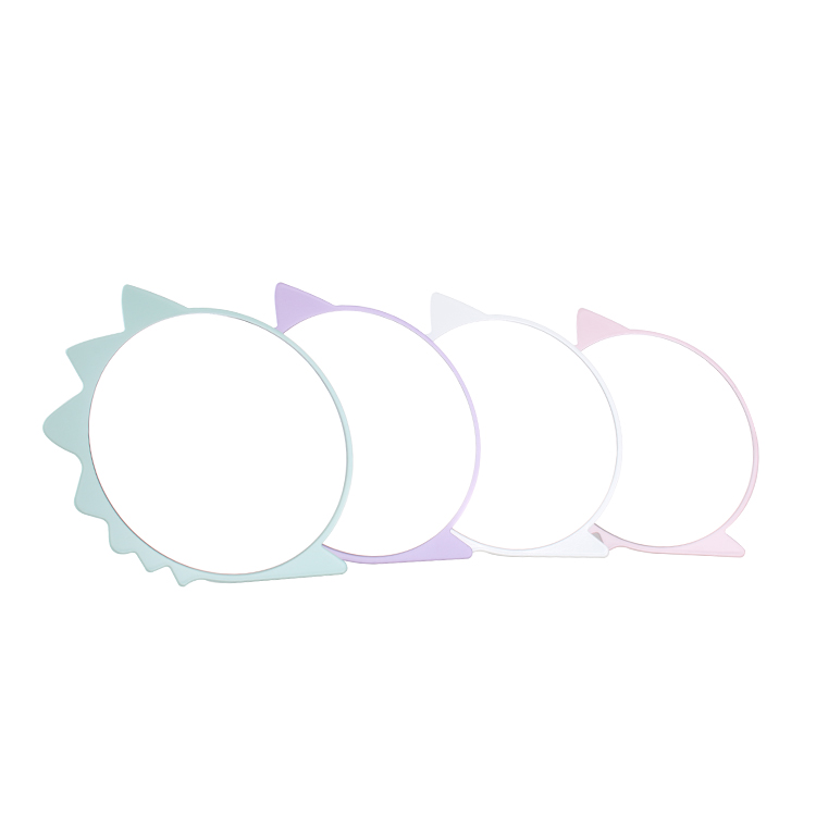 Wholesale Custom Round Detachable Adjustable New Shape Makeup Mirror Four Colours Cute Big Round Mirror