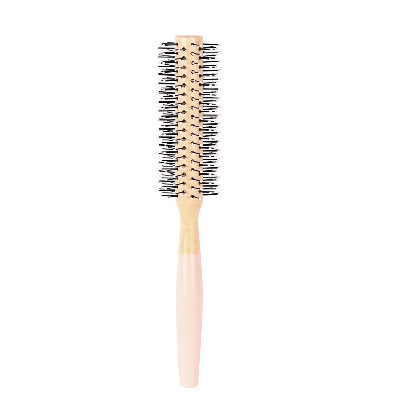 Wholesale Natural Beech Wood Color Detangling Handle Round Hair Brush Manufacturer For High Quality Brush