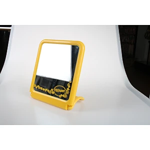 Customizable Small Single-Sided Mini Vanity Portable Makeup Mirror Plastic Multifunction Travel Single Sided Make Up Table