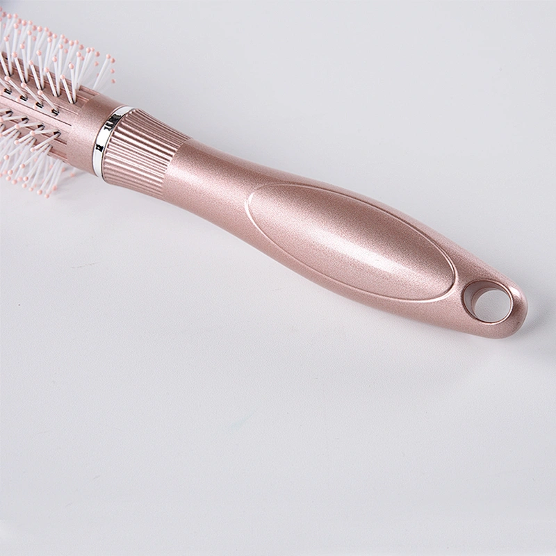 Plastic Roll Hair Round Beauty Makeup Salon Wavy Curly Styling Tools Pink Hair Curl Comb For Women Man Girls