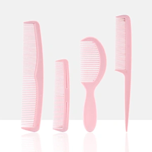 High Quality Straight Hair Combs Pro Salon Hairdressing Anti-static Carbon Fiber Custom logo Comb For Barber Hair Cutting Set