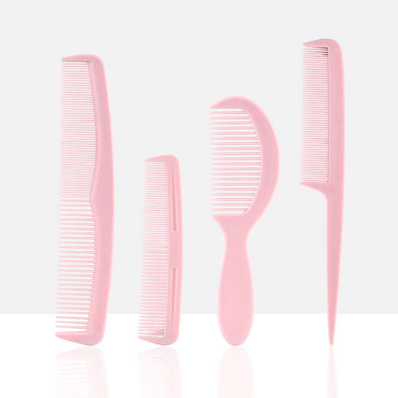High Quality Straight Hair Combs Pro Salon Hairdressing Anti-static Carbon Fiber Custom logo Comb For Barber Hair Cutting Set