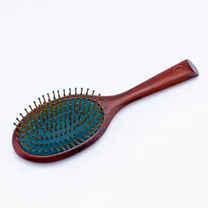 Customized Handle Natural Massage Scalp Handle Wood Cushion Paddle Wholesale Air Cushion Women Plastic Scalp Massage Hair Brush