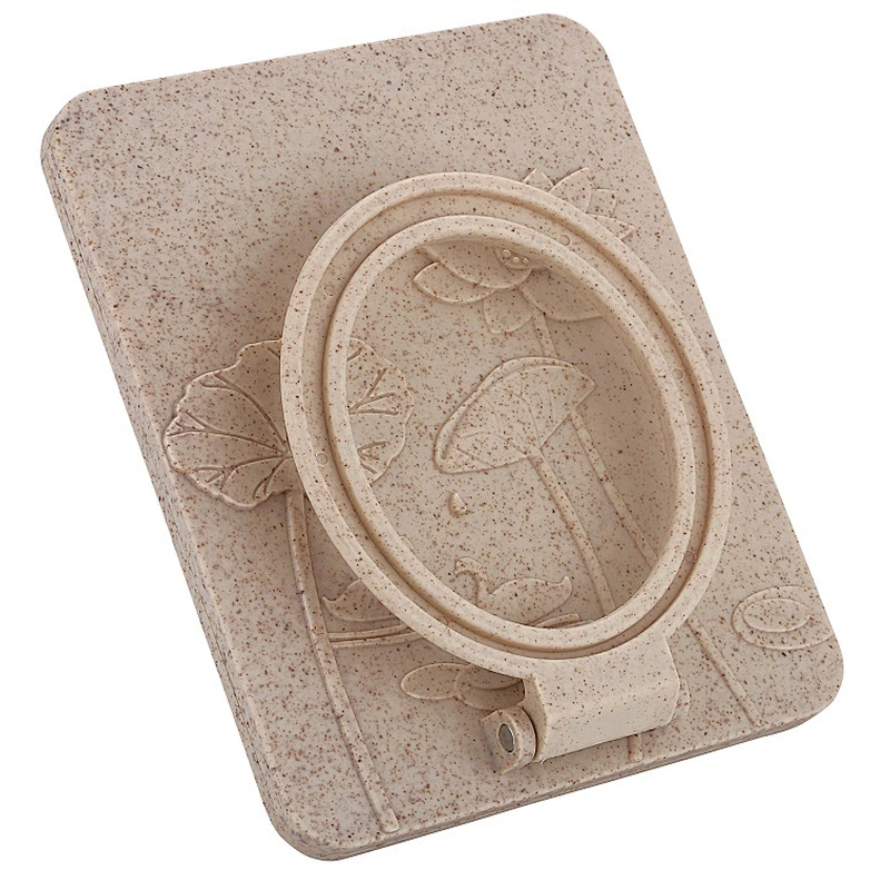 Wholesale Private Label Hot Sale Popular Private Label Plastic Square Shape Hand Makeup Mirror With Stand