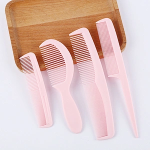 High Quality Straight Hair Combs Pro Salon Hairdressing Anti-static Carbon Fiber Custom logo Comb For Barber Hair Cutting Set