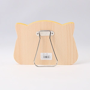Wholesale Personalized Animal Colorful Standing Desktop Foldable Table Wooden Makeup Mirror Wood Framed Mirrors