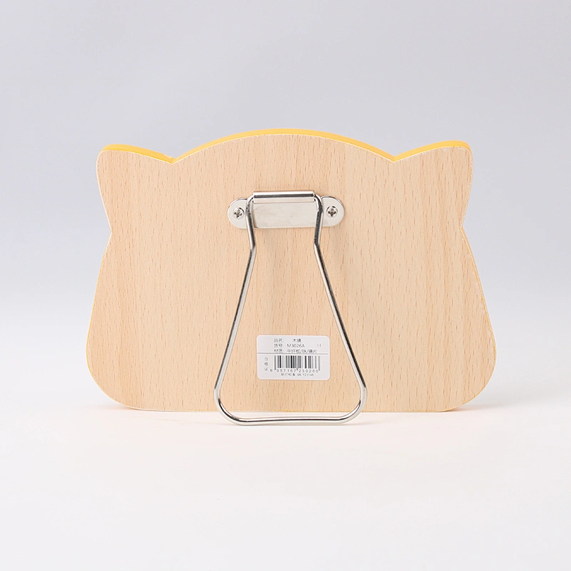 Wholesale Personalized Animal Colorful Standing Desktop Foldable Table Wooden Makeup Mirror Wood Framed Mirrors
