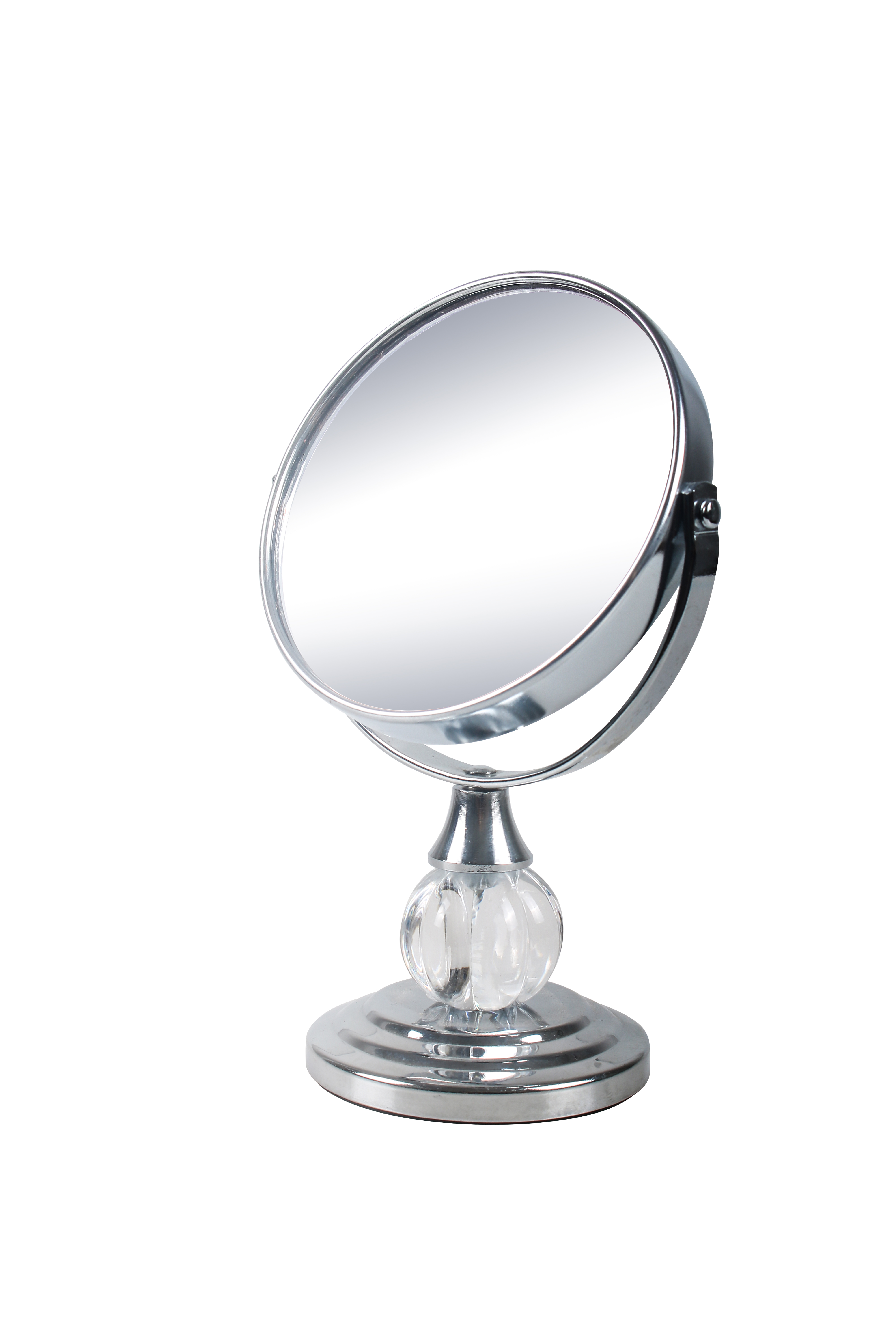 Makeup Cosmetic Mirror Makeup Cosmetic Mirror Double Side Tabletop Vanity Desk Shave Makeup Mirror 3x & 1x Magnification Rotatin,bathroom mirror  Decorative Table Mirror New Double-Sided Beauty Cosmetic Mirrors Stand Magnifying