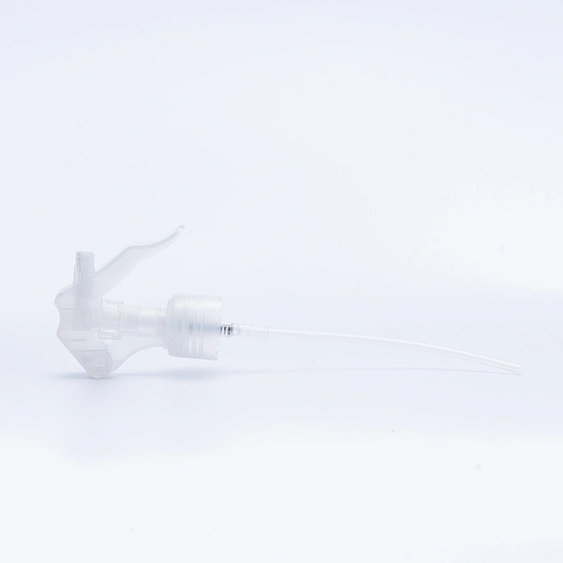 Refillable Clear PET Plastic Square Trigger Sprayer Bottle Empty White and Clear Alcohol Refillable Plastic Spray Bottle Plastic