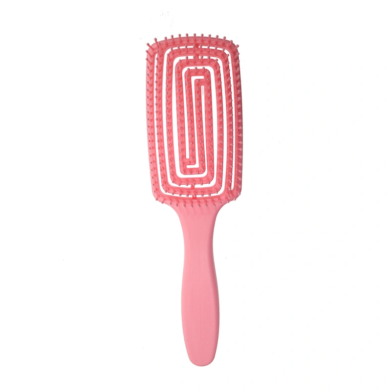 Customized Logo High quality ABS Paddle type Wet Vent Shower Detangling Hair Brush Plastic for Curly Wet Thick Straight Hair