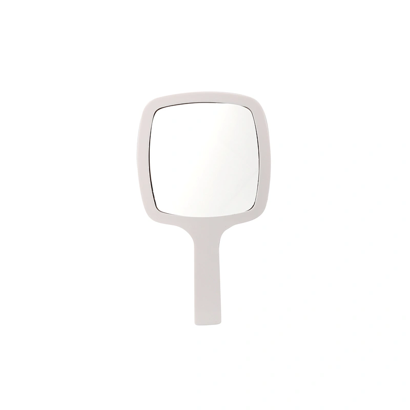 Small Plastic Vanity Standing Makeup Mirror OEM Concise Table Mirror Square Self Single Side Make-Up Table Make Up Mirror