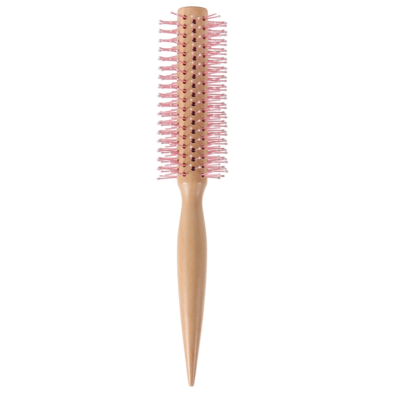 High Quality Private Label Customised Wooden Anti-Static Styling Handle Hairbrush vendor For Barber Hair Cutting