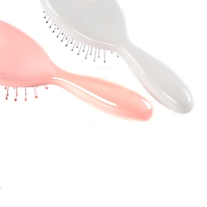Latest Design Wholesale Fancy Color Mini Size Portable Plastic Handle Airbag Combdetangle Paddle Hair Brush for Girls Travel