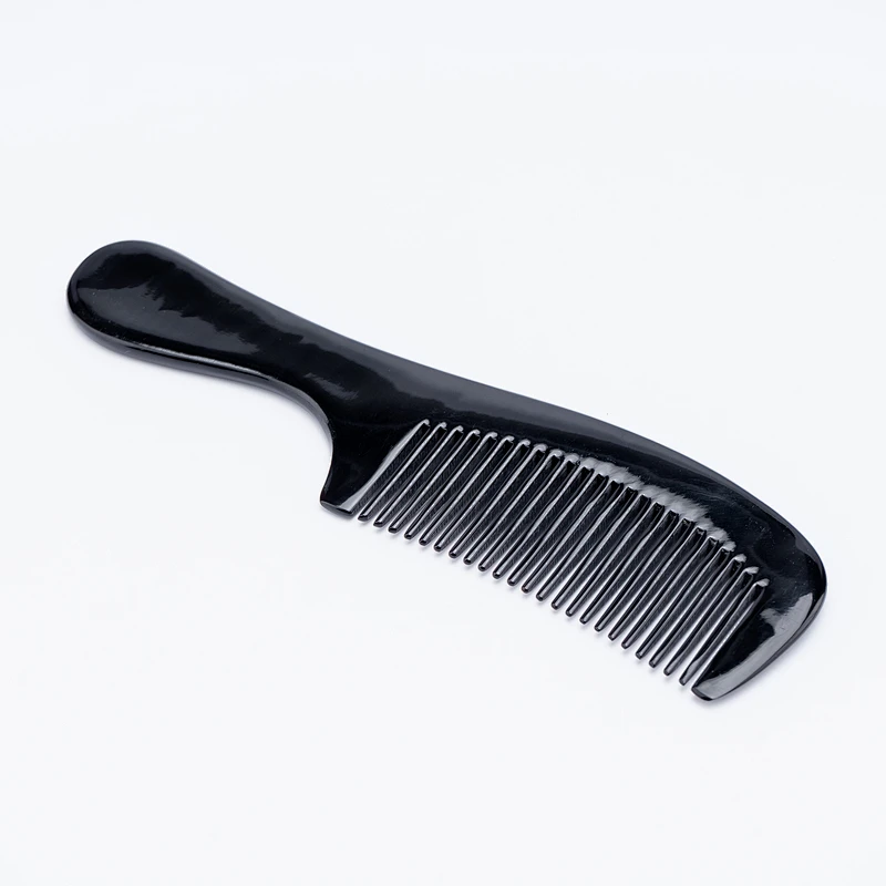 Private Brand Handmade Environmental Protection Wholesale Hot Selling Heat Resistant Salon Premium Quality Horn Comb