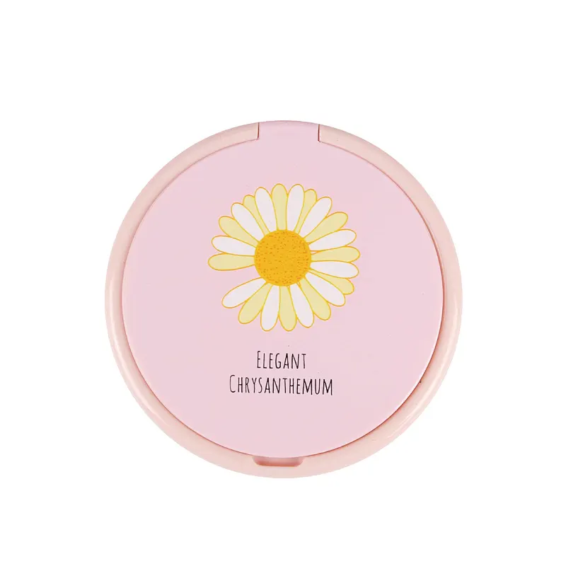 Hot Selling Wholesale Private Label Portable Private Label Round Shape Hand Held Size Cosmetic Pocket Makeup Mirror