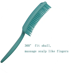 Wholesale Hot Selling Eco-friendly Custom Color Waterproof Massage Plastic Portable ABS Colorful Detangling Hair Brush