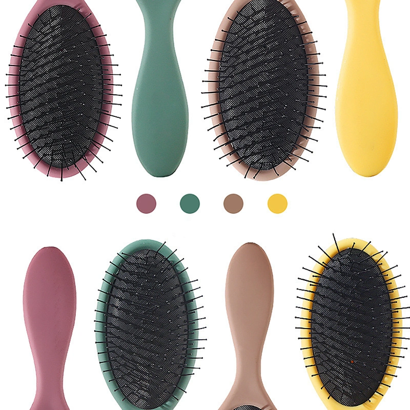 Hair Styling Tool Brush Plastic Handle Airbag Comb Smooth Hair Cushion Massage Comb Wide Nylon Toothed Comb