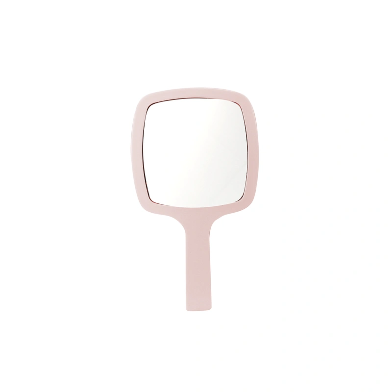 Small Plastic Vanity Standing Makeup Mirror OEM Concise Table Mirror Square Self Single Side Make-Up Table Make Up Mirror