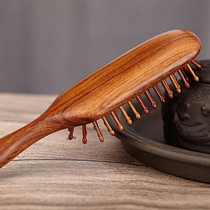 2022 New Product Womens Hair Growth Brush Custom Styling Hair Massage Brush For Travel Barber Hair Cutting
