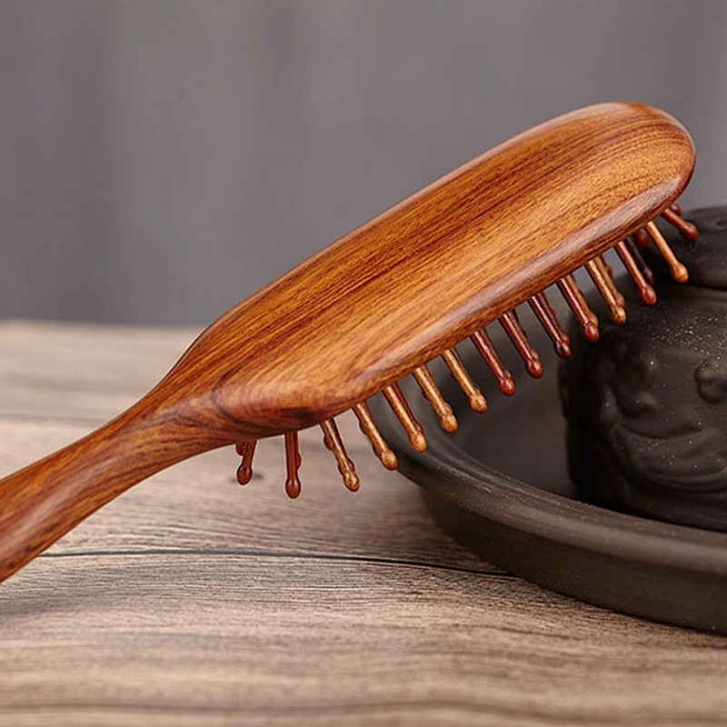 2022 New Product Womens Hair Growth Brush Custom Styling Hair Massage Brush For Travel Barber Hair Cutting