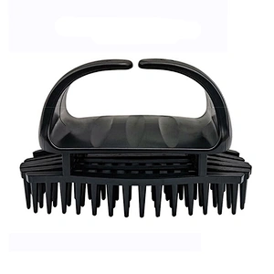 Silicone Shampoo Brush and Scalp Exfoliator Massage Hair Washing Comb Customized Logo For Barber Hair Cutting