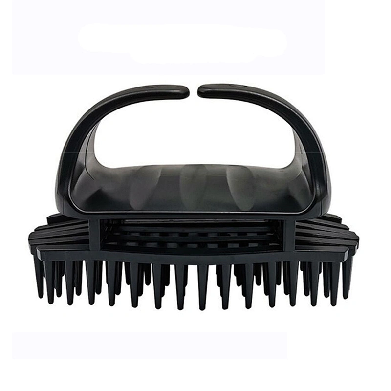 Silicone Shampoo Brush and Scalp Exfoliator Massage Hair Washing Comb Customized Logo For Barber Hair Cutting