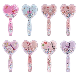 Custom Massage Scalp Hairdressing Cushion Comb Massage Smooth Heart-shaped Hair Comb Bristle Massage Air Cushion