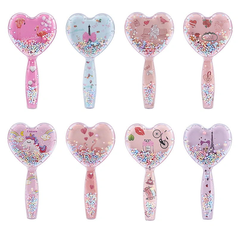 Custom Massage Scalp Hairdressing Cushion Comb Massage Smooth Heart-shaped Hair Comb Bristle Massage Air Cushion